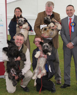 Richardson - Skye Terrier with group judge Mr A Westwood