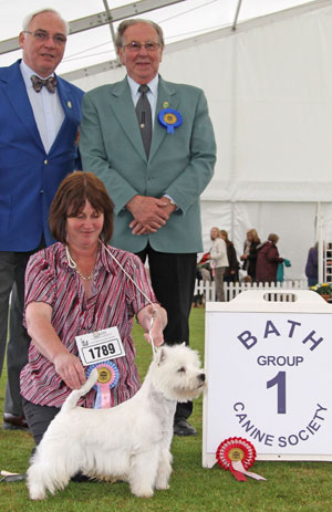 Mrs T Squire Bocans Backin Business TAF with judge Mr V Salt & Mr W Browne-Cole (Chairman)