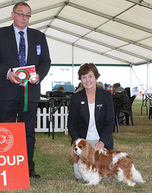 Ms L T Davies Salegreen Brecon with spbeg group judge Mr C Sparrow