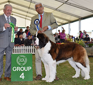 Miss A Grainger & Mr T Nagrecha Chandlimore Fire A Gun with group judge Mr T H Richards 