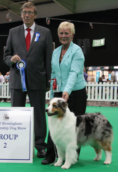 N Allan & R Harlow Ch Allmark Fifth Avenue JW with group judge Mr J Carter