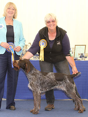 Miss S Pinkerton Bareve Bruevinka with group judge Mrs G Simpson