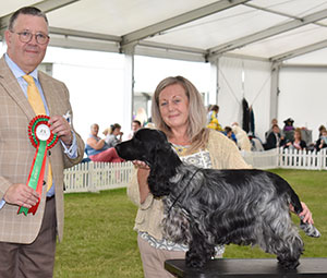 Miss C Yilmaz Kalispell Kisim Kelpie with spbeg group judge Mr T Mather 