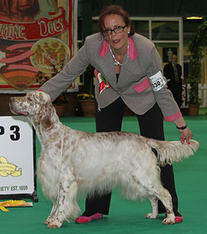 Mrs J Dennie & Miss S Roffey Sh Ch Mariglen Xanthe JW