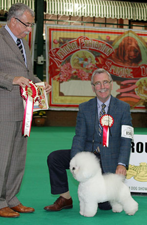 Mr R Smith & Mr M Coad Pamplona The Real Mccoy with group judge Mr F Kane