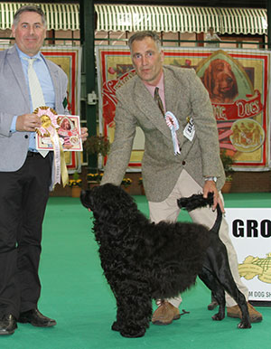 Mr & Mrs S & D Dring Yelsek The One And Only with puppy group judge Mr J Horswell