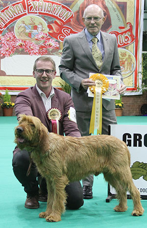 Mrs J McDonald-Ulliott Hibeck Dino with group judge Mr M Caple