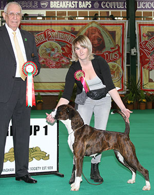 Miss S Picken Bellebox Top Trick with spbeg group judge Mr K A W Young 