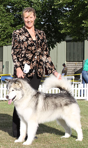 Mrs L & Mr W Mort Ch Arcticbreeze Midnite Echo 