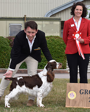 Mr E Casey & Mr C Cavallo Aust Ch Sandicam Royal Escort (Imp) Aus with E Moorhouse (Royal Canin)