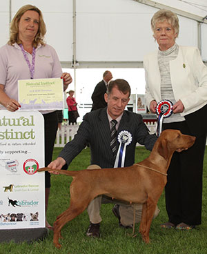 Mrs K Armstrong Bitcon Witchcraft with group judge Mrs A Webster & S Kinge (Natural Instinct)